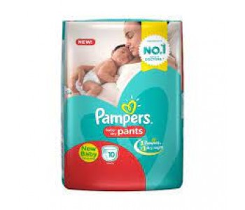 PAMPERS PANTS NEW BABY 10 PADS UPTO 5KG